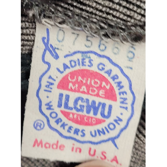 Vintage Butte Knit Iridescent Velour Rhinestone Button Jacket Maxi Skirt Set - Picture 16 of 17